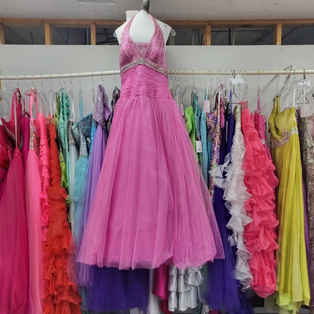 Pink Prom Dress by PF15